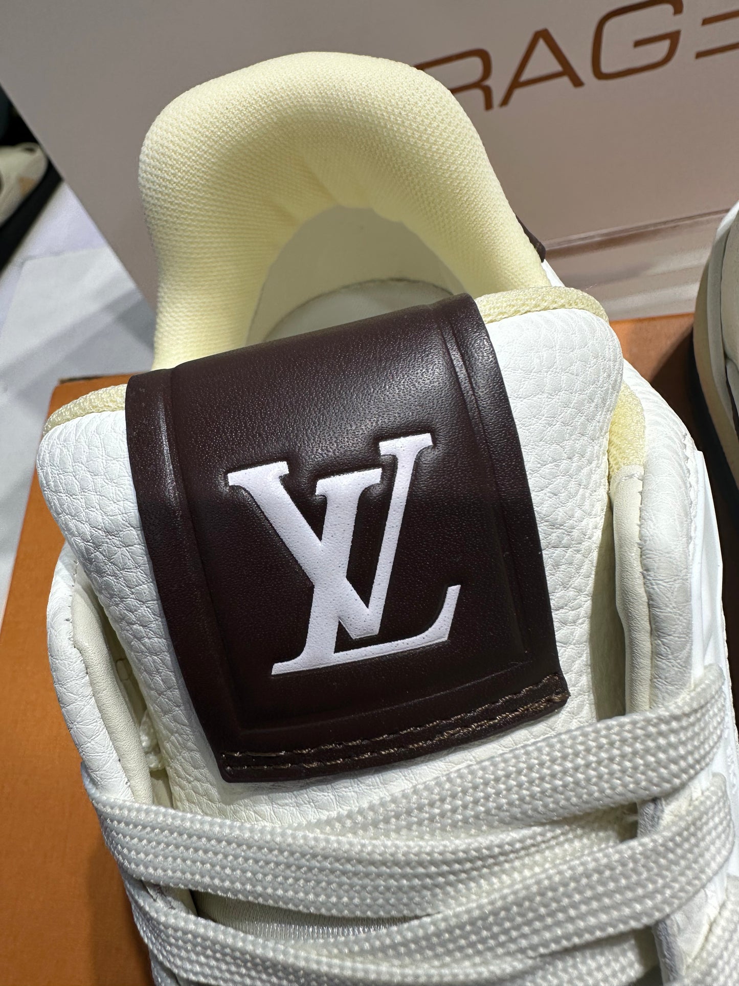 Louis Vuitton Trainer White Mocha (UA Batch)