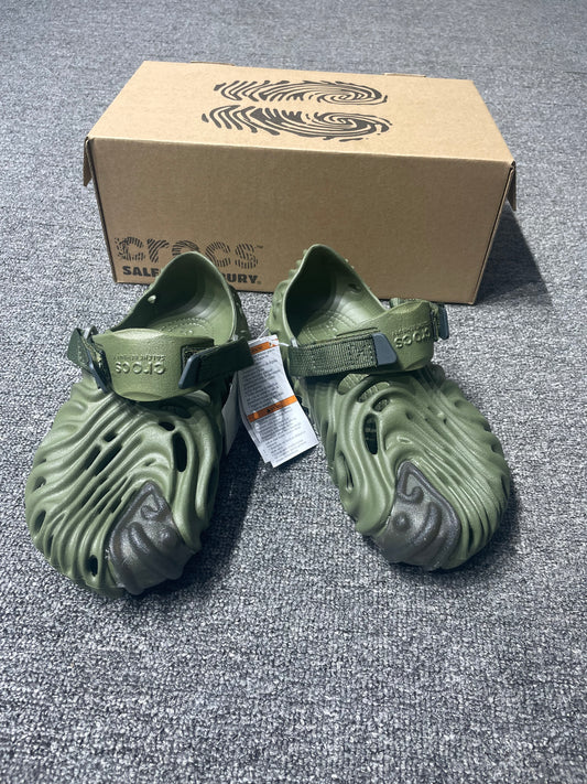 Salehe Bembury Clog Dark Green