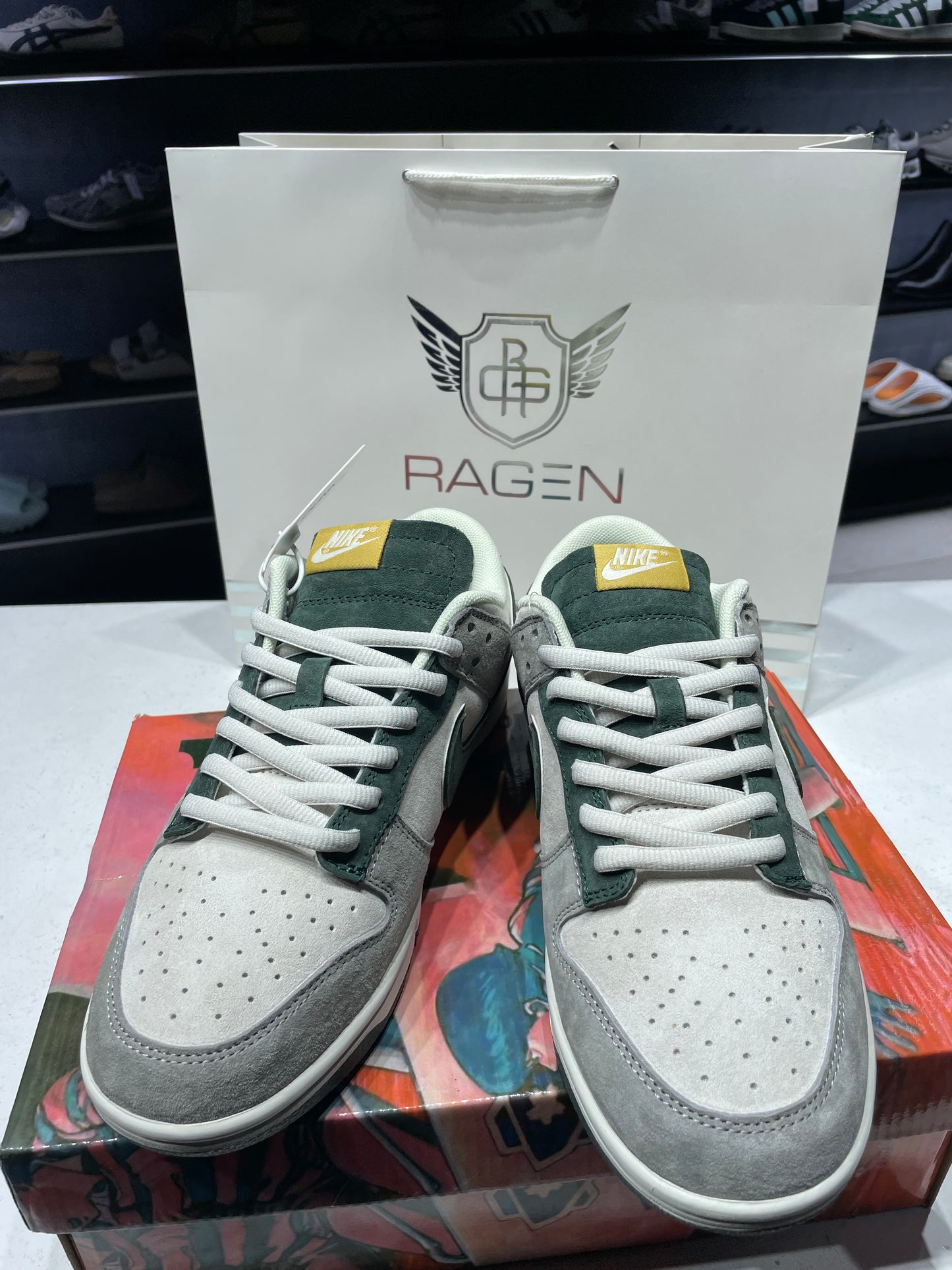 Otomo Katushiro x Nike Sb Dunk Low Steamboy Ost grey/green