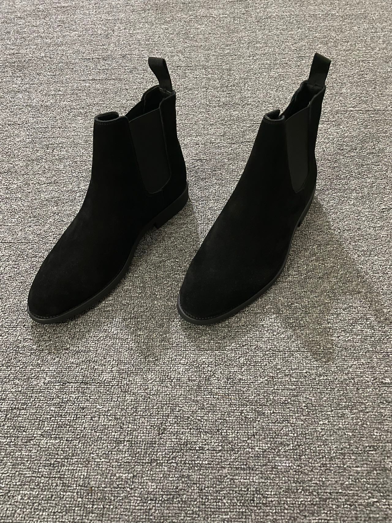 Chelsea Boot Suede Obsidian